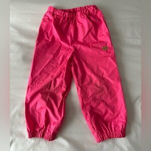 OshKosh B'gosh Bright Pink Elastic Waist Splash Pants